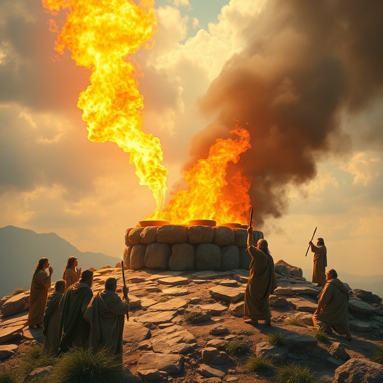 4) Elias e os Profetas de Baal